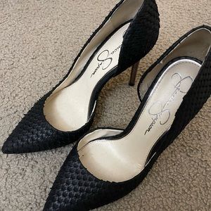 Jessica Simpson Black Heels